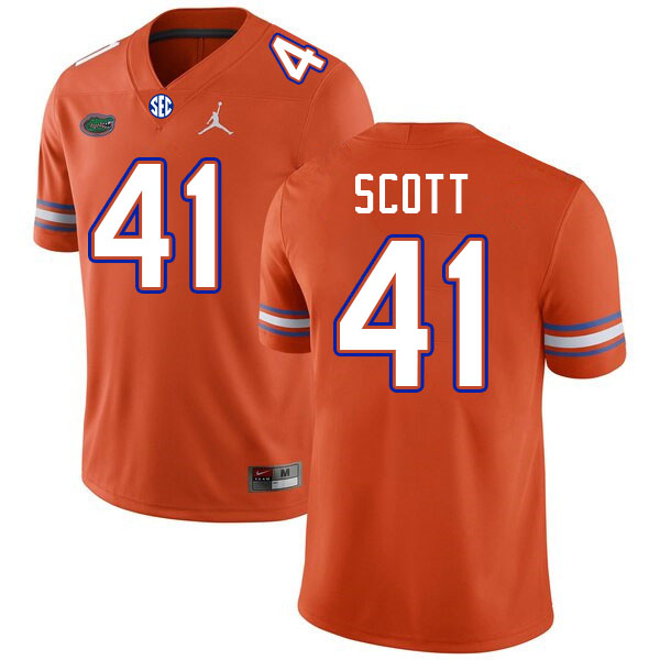 Florida Gators #41 Winfield Scott College Football Jerseys Stitched-Orange